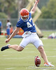 Gator Country Photo Galleries > 001_080804_TaussigGreg_2195_TCaseyphoto by Tim Caseyduring the Florida Gators' first day of fall football practice on Monday, August 4, 2008 at the Sanders football practice fields in Gainesville, Fla.