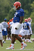 Gator Country Photo Galleries > 008_080804_JohnsonCarl_2213_TCaseyphoto by Tim Caseyduring the Florida Gators' first day of fall football practice on Monday, August 4, 2008 at the Sanders football practice fields in Gainesville, Fla.