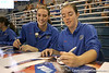 Gator Country Photo Galleries > 080824_SmithBetsyBatheltCindy_6294_TCaseyphoto by Tim Caseyduring the Florida volleyball team's annual Fan Day and Orange and Blue Scrimmage on Sunday, August 24, 2008 at the Stephen C. O'Connell Center in Gainesville, Fla.