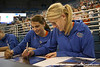 Gator Country Photo Galleries > 080824_MurphyKellyWardColleen_6301_TCaseyphoto by Tim Caseyduring the Florida volleyball team's annual Fan Day and Orange and Blue Scrimmage on Sunday, August 24, 2008 at the Stephen C. O'Connell Center in Gainesville, Fla.